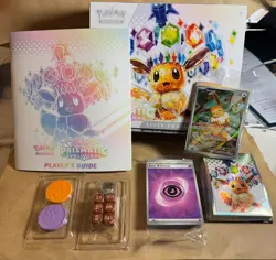 Pokemon TCG Prismatic Evolutions Elite Trainer Box WITH PROMO *no Booster packs* - Image 1