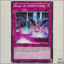Wall of Disruption - SECE-EN068 - Common 1st Edition Yugioh - Image 1