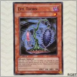 Evil Thorn - RGBT-EN009 - Common 1st Edition Yugioh - Image 1