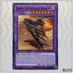 Sprind the Irondash Dragon - BLVO-EN038 - Common 1st Edition Yugioh - Image 1