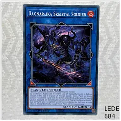 Ragnaraika Skeletal Soldier - LEDE-EN047 - Common 1st Edition Yugioh - Image 1