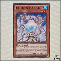 Fishborg Planter - ABYR-EN030 - Common 1st Edition Yugioh - Image 1
