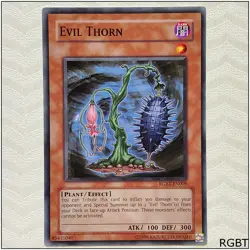 Evil Thorn - RGBT-EN009 - Common Unlimited Yugioh - Image 1