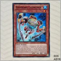 Fishborg Launcher - ABYR-EN096 - Common Unlimited Yugioh - Image 1