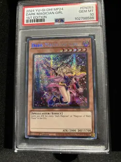 YUGIOH PSA 10 Dark Magician Girl MP24-EN053 Secret Rare 1st Edition - Image 3