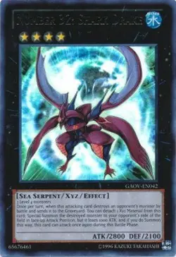 Yugioh! Number 32: Shark Drake - GAOV-EN042 - Ultra Rare - Unlimited Edition Nea - Image 1
