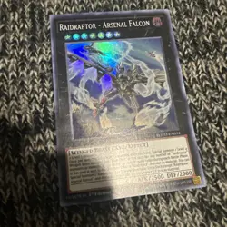 Yugioh! Raidraptor - Arsenal Falcon - ROTD-EN094 - Super Rare - 1st Edition Near - Image 1