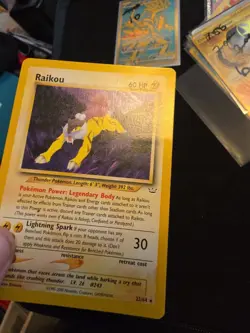 Raikou Neo Revelation Card 22/64 Unlimited Rare DAM COPY 💢💥💢 - Image 2