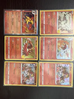 Pokemon Card Lot Fire All Holos All Rares No Duplicates - Image 1