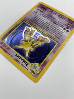 Alakazam 1/102 Base Set Unlimited (1999) Holo Rare Card Vintage WOTC Pokemon TCG - Image 4