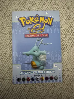 Pokemon TCG Advanced Rulebook Version 9 And Card List - Aquaplis Set WOTC 2002 - Image 2