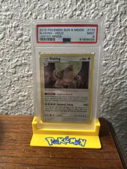 Slaking 170/236 Sm-Unified Minds Holo Rare Pokemon Card PSA 9 Mint - Image 1