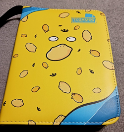 TCG CCG TCGAMES Pokemon themed Binder NEW Psyduck With Pokemon Cards Rare Look - Image 1