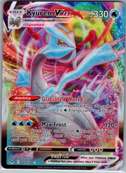 Kyurem VMAX 049/196 SWSH11: Lost Origin - Pokemon Card - NM - Image 1