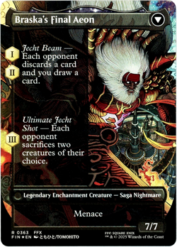 Jecht, Reluctant Guardian (Borderless Foil) 0363 Final Fantasy MTG NM - Image 2