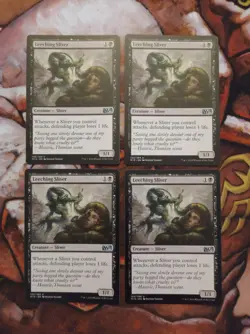 Leeching Sliver M15 Magic 2015 Core Set X4 (Playset) MTG Magic the Gathering - Image 1