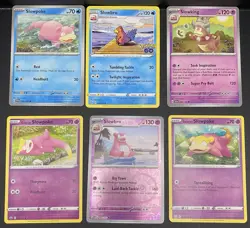 12x Pokemon Cards Slowbro Slowpoke Slowking Lot - Holo VMAX Promo Vintage TCG - Image 2