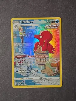 Pokemon Card TCG - Octillery TG03 Ultra Rare Brilliant Stars Trainer Gallery NM - Image 1