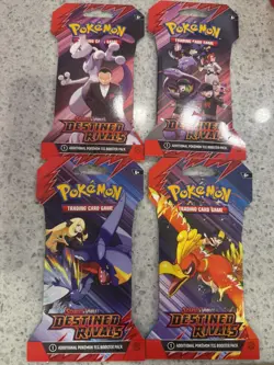 QTY 60 Destined Rivals Pokemon Sleeved Booster Packs (New/ Factory Sealed) - Image 1