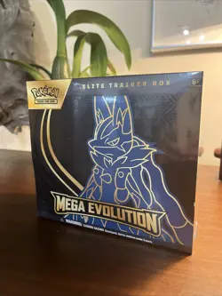 Pokemon TCG MEGA EVOLUTION LUCARIO Elite Trainer Box ETB NEW FACTORY SEALED - Image 1