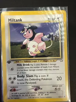 Pokemon TCG - MILTANK - 1ST EDITION - 41/111 - NEO GENESIS (2000) - WOTC - hp - Image 1