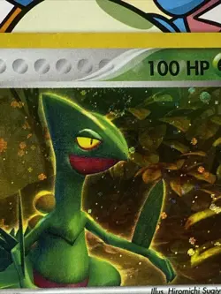 Sceptile 4/17 LP Cosmos Holo Pop Series 1 Pokemon League Challenge LP/MP Swirl - Image 2