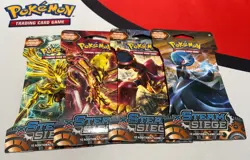 Pokemon Tcg XY Steam Siege Sleeved Booster Packs (4) Full Art Set 2016 Sealed - Image 1
