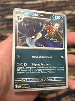 Honchkrow 058/094 (Reverse Holo) ME02 Phantasmal Flames PFL - Pokemon - NM/M - Image 1