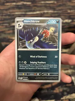Honchkrow 058/094 (Reverse Holo) ME02 Phantasmal Flames PFL - Pokemon - NM/M - Image 2