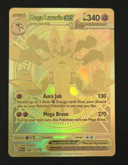 Pokemon Mega Evolution Mega Lucario ex 188/132 Near Mint - Image 2