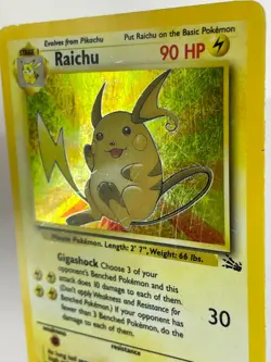 Raichu 14/62 - Fossil - Holo - Pokemon - HP - Image 2