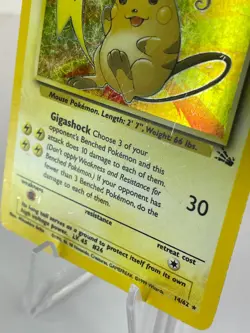 Raichu 14/62 - Fossil - Holo - Pokemon - HP - Image 3