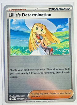 Pokemon TCG Lillie's Determination (Reverse Holo) 119/132 Mega Evolution MINT/NM - Image 1