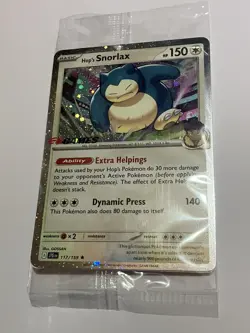 Hop's Snorlax 117/159 - Stamped EB Games Journey Together Promo - Pokemon TCG - Image 3