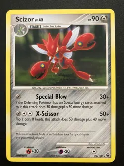 Pokemon TCG - NM/M Scizor Rare 29/100 Majestic Dawn - Image 1