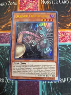 Yu-Gi-Oh! TCG Danger! Chupacabra! CYHO-EN084 Ultra Rare Unlimited Near Mint - Image 1