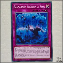 Ragnaraika Wisteria of Woe - ROTA-EN077 - Common 1st Edition Yugioh - Image 1
