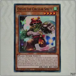 Cyclos the Circular Sprite - LEDE-EN031 - Common 1st Edition Yugioh - Image 1