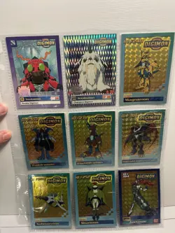 Digimon Vintage Toy Exclusive Bandai 21 Card Lot - Image 3