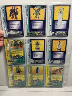 Digimon Vintage Toy Exclusive Bandai 21 Card Lot - Image 5