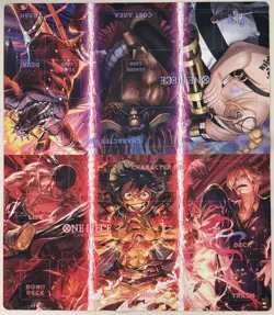 Official One Piece Card Game Monkey D. Luffy vs Kaido 2 Player Playmat (Unused) - Image 1