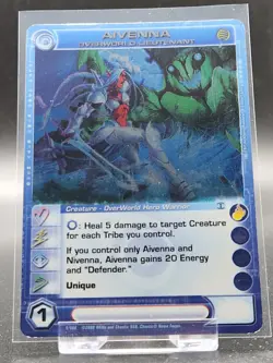Chaotic Card : MISPRINT Aivenna Overworld Lieutenant Forged Unity Rare Creature - Image 1