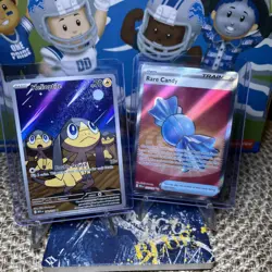Pokemon Mega Evolution Card Lot Helioptile 143/132 IR & Rare Candy 175/132 Pics - Image 1