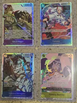 One Piece OP13 Full Set of SR, R, UC, C, L & 10 Don Cards Fresh Pulls 127 Cards - Image 2