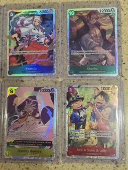One Piece OP13 Full Set of SR, R, UC, C, L & 10 Don Cards Fresh Pulls 127 Cards - Image 3