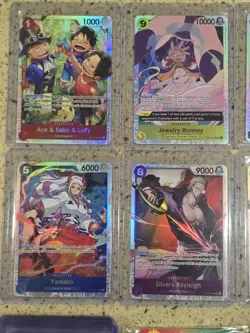 One Piece OP13 Full Set of SR, R, UC, C, L & 10 Don Cards Fresh Pulls 127 Cards - Image 4