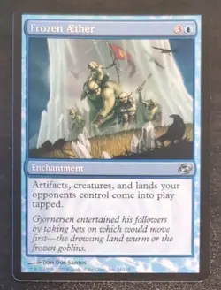 Frozen Aether Magic: The Gathering TCG Planar Chaos Uncommon Card Near Mint - Image 1