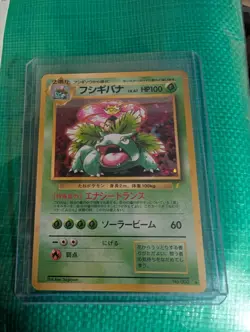 Pokemon Card Japanese Venusaur Holo Rare Old Back Nintendo - Image 1