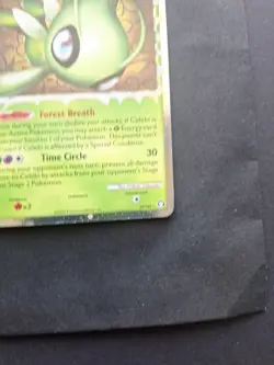 Pokemon Celebi Prime Holo Card 92/102 HGSS Triumphant Ultra Rare NM-LP Condition - Image 4