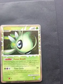 Pokemon Celebi Prime Holo Card 92/102 HGSS Triumphant Ultra Rare NM-LP Condition - Image 5